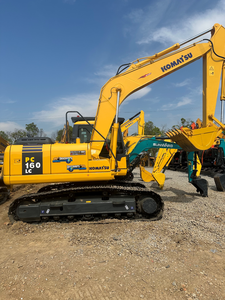 Excavatrice Komatsu PC160 PC200 d'occasion, petite taille, 16 tonnes, pièces d'origine, bon état, prête à travailler, faible nombre d'heures, à vendre - Product Image 3