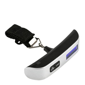 Portatile 50kg bilancia elettronica a gancio in acciaio inox digitale indicatore di peso del bagaglio con alimentazione a batteria per uso domestico - Product Image 1