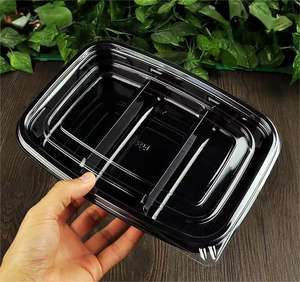 Bandeja PET transparente de plástico de grado alimenticio para verduras frescas Contenedores de frutas-Bandeja de <span class=keywords><strong>labios</strong></span> de cereza de fresa Ensalada de sushi Ensalada desechable - Product Image 5