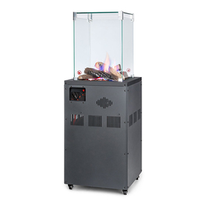 Juego <span class=keywords><strong>de</strong></span> 5 Chimeneas <span class=keywords><strong>de</strong></span> Vidrio Templado Negras para Uso en Exteriores y Jardines, Diseño Compacto, <span class=keywords><strong>Chimenea</strong></span> <span class=keywords><strong>de</strong></span> Gas Independiente <span class=keywords><strong>de</strong></span> Alta Resistencia al Calor con <span class=keywords><strong>Piedra</strong></span> <span class=keywords><strong>de</strong></span> Vidrio - Product Image 6