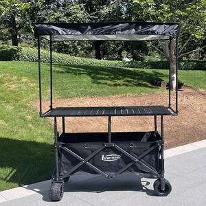 Stand de vente multifonctionnel personnalisé avec grande table pliable et pare-soleil pour le <span class=keywords><strong>camping</strong></span> et les marchés nocturnes - Product Image 3