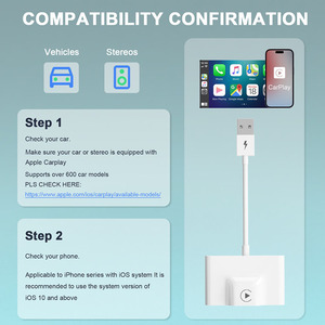 Adaptador Carplay inalámbrico <span class=keywords><strong>Apple</strong></span> CarPlay Android Auto Dongle inalámbrico para juego de coche con cable a dongle inalámbrico Android Auto CarPlay - Product Image 3