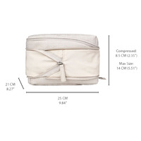 Sac de rangement extensible personnalisé pour la mode, organisateur de bagages, cubes de compression, fermeture éclair, léger, portable pour le voyage, lavable
