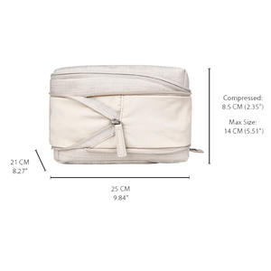 Расширяемые модные дорожные органайзеры для багажа: компрессионные упаковочные кубы на молнии, легкие, портативные, для путешествий, моющиеся - Product Image 4