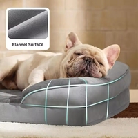 Lit pour animaux de compagnie universel antibactérien personnalisé pour toutes les saisons, épaissi, amovible et lavable, avec un grand espace solide pour chats et chiens