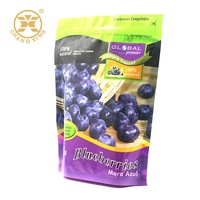 Gezonde Snack Stand-up Resealable Pouches voor Gedroogd Fruitmix en Frambozenchips, Verpakkingen met Aangepast Logo