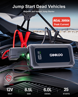 GOOLOO 12V 3000A USB-C Portable G7 Pengisi Daya Darurat Aki Mobil Multifungsi Power Pack Bank Daya Darurat Lampu LED