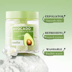 Nuevo exfoliante corporal hidratante, exfoliante corporal de frutas, gran oferta, blanqueamiento de aguacate de alta calidad, exfoliante corporal de piel suave - Product Image 3