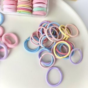 Cute Baby Hair Ties Rainbow Colors High Elasticity Durable Daily Use Hair Accessories - Product Image 3