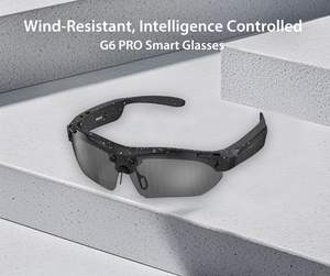 Lunettes de sport intelligentes chinoises à commande vocale IA, caméra 4K HD, étanches IPX-5, enregistrement <span class=keywords><strong>photo</strong></span>/vidéo, application/Wi-Fi/contrôle gestuel - Product Image 3