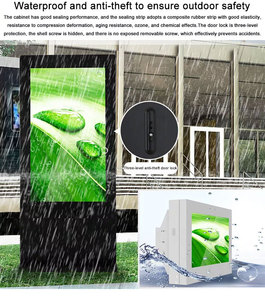 Máy Phát Video Mạng 55 Inch Hàng Mới Về Màn Hình Quảng Cáo Ngoài Trời Màn Hình Lcd Chống Nước - Product Image 2