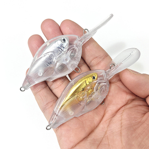 เหยื่อตก<span class=keywords><strong>ปลา</strong></span>แบบหินรูปทรง<span class=keywords><strong>ปลา</strong></span>คลาสสิค ขนาด 9.5 ซม./15.5 กรัม ของแท้จากโรงงาน ขายส่ง ตัวเหยื่อโปร่งใสยังไม่ได้ลงสี - Product Image 3