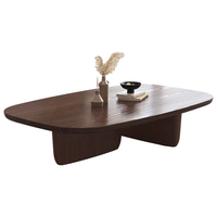 Table basse en bois massif au design nordique Wabi-Sabi, durable, naturelle, facile à assembler, KENVY, petit meuble pour la maison, salon