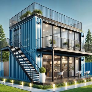 Solution de conteneur de bureau d'hôtel robuste et détachable, déploiement rapide, maison de conteneur moderne - Product Image 5