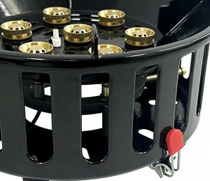 Réchaud à gaz portable 7 brûleurs pour l'extérieur, allumage manuel, haute puissance, gaz GPL, pour barbecue familial américain - Product Image 4