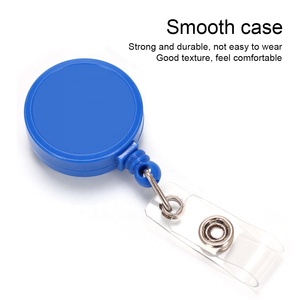 Deyi cuộn Huy hiệu ID có thể thu vào 22 màu với dây kéo dài kẹp kim loại Giữ Thẻ dây <span class=keywords><strong>polyester</strong></span> tiện lợi cho sử dụng hàng ngày - Product Image 4