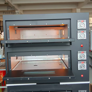 อุปกรณ์ครัวโรงแรมเชิงพาณิชย์ เตาอบเบเกอรี่แก๊ส 2 ชั้น เตาอบพิซซ่าชั้นเดียว/สองชั้น - Product Image 2