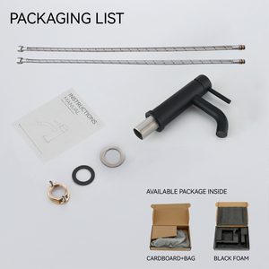 Health UPC Long <strong>Bath</strong> Basin Mixer Faucet Modern <strong>Black</strong> Stainless Steel Faucets Single Handle Single Hole <strong>Taps</strong> with CE for Bathroom - Product Image 4