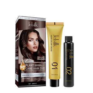 Crème colorante capillaire permanente à base de plantes de qualité supérieure, sans ammoniaque, 120 ml, couvre les cheveux gris, couleur longue durée, livraison rapide - Product Image 1