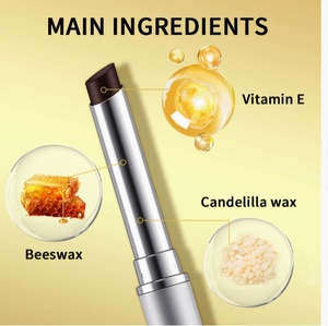 Barra de labios de fórmula neutra personalizada Cross-Border Hidratante <span class=keywords><strong>Black</strong></span> <span class=keywords><strong>Honey</strong></span> Beeswax Vitamin E Balm <span class=keywords><strong>Lipstick</strong></span> - Product Image 3