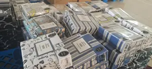 Bed Comforter Wholesale Living Room Latest African Style Reactive Printed Duvet Quilted Cover Set With Flat Sheet
