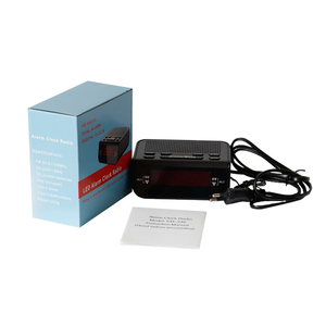 Orologio da tavolo con sveglia elettronica digitale da tavolo con radio FM multifunzionale a LED - Product Image 6