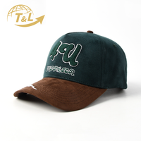 Casquette de baseball unisexe structurée à 5 panneaux avec logo brodé personnalisé de qualité supérieure, visière incurvée, pour sports de plein air, fermeture snapback