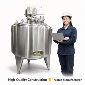 1000L 2000L Stirring Tank With Agitator Homogenizer Mixer Tank With <b>Jacket</b> Steam <b>Electric</b> <b>Heating</b> Stainless Steel Mixing Tank - Product Image 6