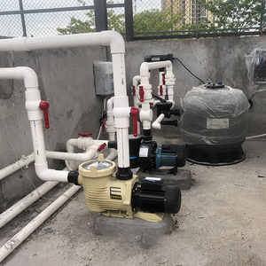 Đầy đủ Bộ hồ bơi thiết bị & phụ kiện Lọc & khử trùng Hệ thống bao gồm lá Skimmer & muối chlorinator để làm sạch - Product Image 1