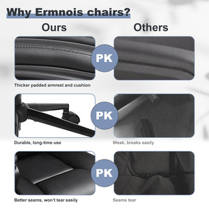 Silla de Oficina Ejecutiva de Producción Rápida, Estilo Moderno Contemporáneo <span class=keywords><strong>Iran</strong></span>í, Tapizada en Cuero PU - Product Image 6