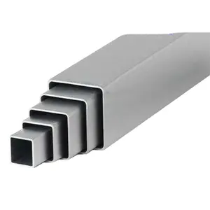 Tube carré rectangulaire de 19MM X 19MM, en acier doux formé à froid, Section tubulaire creuse, fournisseurs de tubes en acier de haute qualité
