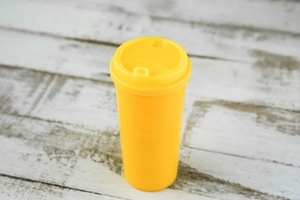 HACAMY High Quality PP <b>Plastic</b> Juice Cup Disposable <b>Drinking</b> Cup with Reusable <b>Straw</b> and Tight Seal Lid - Product Image 2