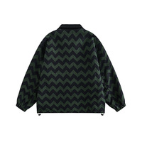 2024 automne plus récent décontracté hommes veste contraste couleur rayé sens du Design amoureux veste manteau veste pour hommes Streetwear