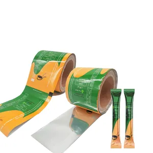 Aluminium Kunststoff flexible laminierte Folien rolle Lebensmittel verpackung Für Milch gewürz pulver Verpackung Tee Zucker Versiegelung folie