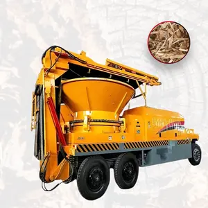 Large Rotary Farm Maize Hay Bale Mill Grass Straw Bale Chopper Crusher Cornstalk Maize Straw Grinder for Animals Cattle Feed