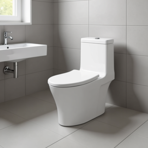 Elite One Piece Toilet 705x375x780mm Elongated Bowl Gravity Flushing Floor Mounted Modern Design Bathroom Use - Product Image 2