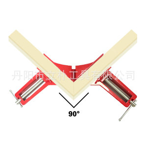 มิสเตอร์ดริล แคลมป์มุมฉาก 75 มม. ที่ยึดเชื่อมอะลูมิเนียมอัลลอยด์ สีแดง เคลือบไฟฟ้าสถิต คันโยกตรง - Product Image 2