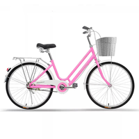 Bicicleta clásica de ciudad para mujer y hombre, 26 pulgadas, personalizada, vintage, para compartir bicicleta, para adulto, OEM, 2022
