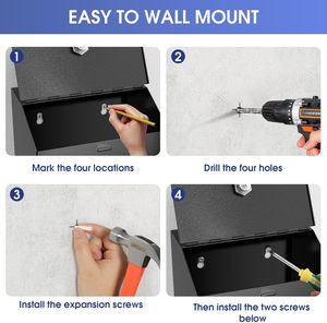 Từ thiện Tặng Bộ sưu tập Hộp văn phòng đề nghị Thùng phiếu với khe rộng cho phong bì và các hình thức bình luận gợi ý - Product Image 5