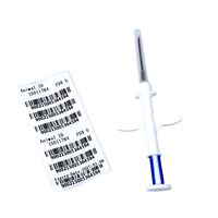 Microchip DE SEGUIMIENTO DE ANIMALES RFID personalizable con jeringuilla-OEM/ODM para caballos/ganado