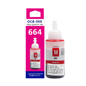 Ocbestjet 70mlbottle Water Besed <strong>Refill</strong> <strong>Dye</strong> <strong>Ink</strong> T664 for Epson <strong>664</strong> 672 L575 L310 L805 L360 L363 L365 Series