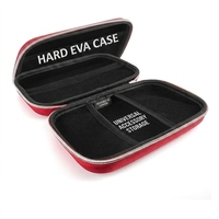 Étui de rangement en EVA pour bijoux au design unique, avec logo métallique, étui de transport personnalisé avec fermeture éclair, petit format