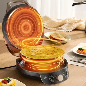 Midea Electric Crepe Maker 1200W Dual Side Heating Non-Stick Automatic <b>Pancake</b> <b>Cooker</b> For Home And Dorm Use - Product Image 1