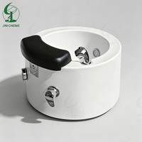 Bassin de pédicure portable Jincheng pour salon de manucure moderne, bain de pieds pour manucure et pédicure, bassin de trempage des pieds, bol de pédicure
