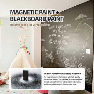 <span class=keywords><strong>Peinture</strong></span> pour tableau noir à base d'eau, non toxique et inodore, pour écriture à la <span class=keywords><strong>craie</strong></span>, salle de classe, bureau, salle de réunion, mur, <span class=keywords><strong>peinture</strong></span> magnétique pour tableau noir - Product Image 5