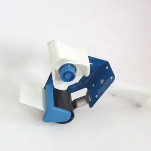 Venta caliente portátil pistola de metal forma dispensador de cinta de embalaje