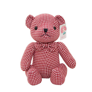 San valentino di colore diverso coppia carino peluche segugi dente orso materiale piccolo orsacchiotto con nastro - Product Image 5