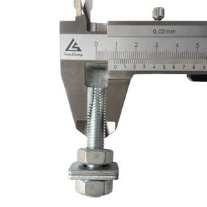 Tornillos para puerta colgante de escalera mecánica Longitud 91mm Diámetro del tornillo M10 Apertura 8mm Repuestos para escaleras mecánicas Ascensor Accesorio de elevación - Product Image 6