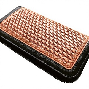 BS INTERNATIONAL Famous Branded Genuine Cow Calf Leather Clutch <b>Small</b> <b>Handbags</b> Zipper Closure Waterproof Women 3L+ Capacity - Product Image 2