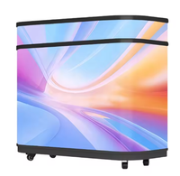 Pantalla LED Flexible para Cabina de DJ, Curva, Portátil, 8K HDR, para Bodas, Clubes, Ferias Comerciales, Publicidad y Señalización